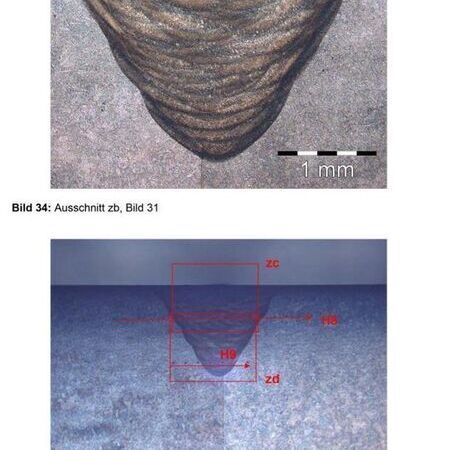 Schliffe Schwingungsversuch